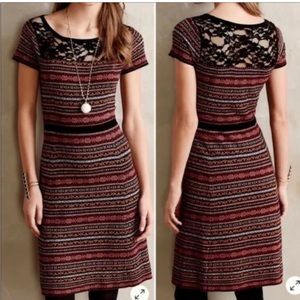 sparrow Wool Blend Multicolor Sweater Dress